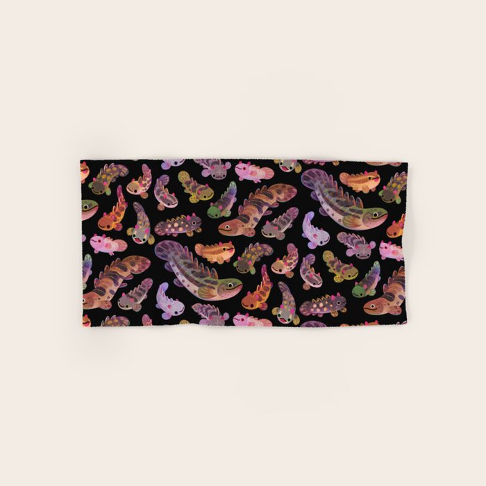 Baby polypterus - dark Bath Towel Gallery Image 1