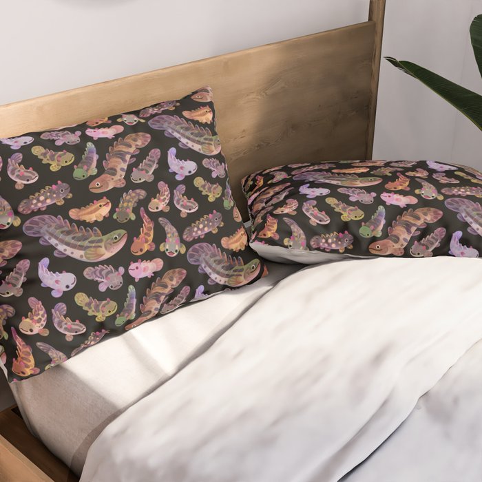 Baby polypterus - dark Pillow Sham Gallery Image 2