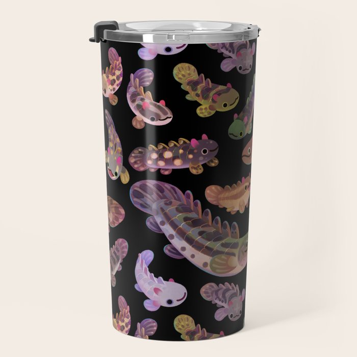 Baby polypterus - dark Travel Mug Gallery Image 3