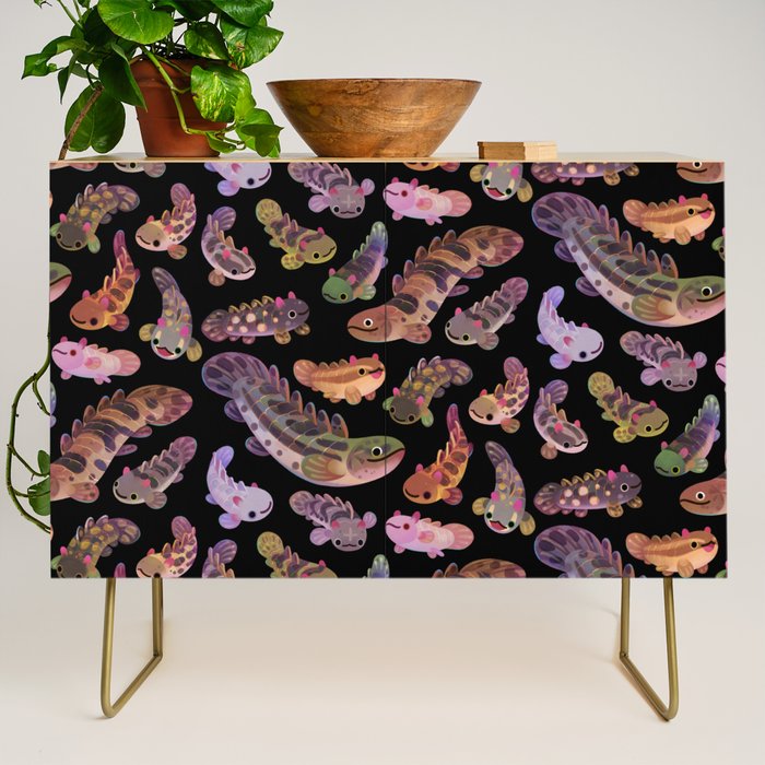 Baby polypterus - dark Credenza Gallery Image 1