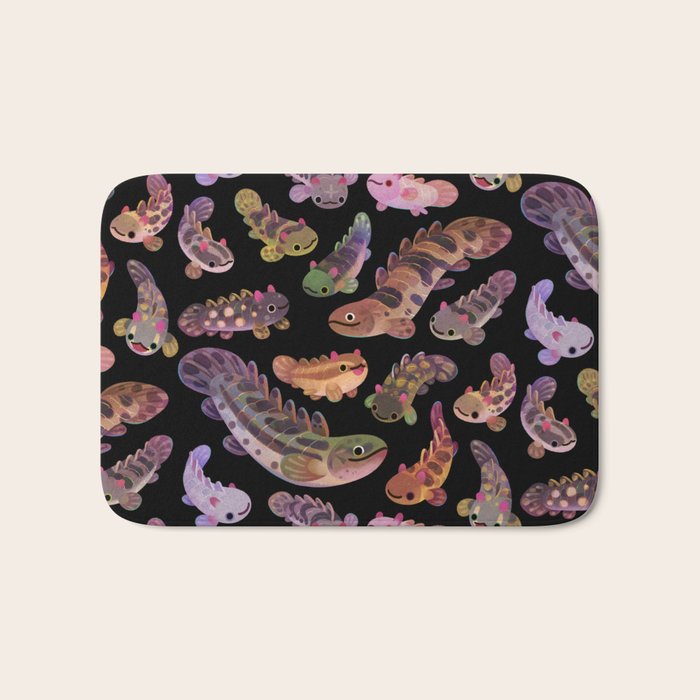 Baby polypterus - dark Bath Mat Gallery Image 1