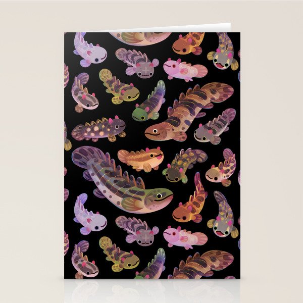 Baby polypterus - dark Stationery Card Gallery Image 2