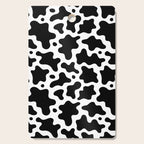 Abstract black and white cow print pattern Cutting Board Gallery Image 1