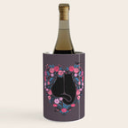 I Heart Cats and Flowers Wine Chiller Gallery Image 3