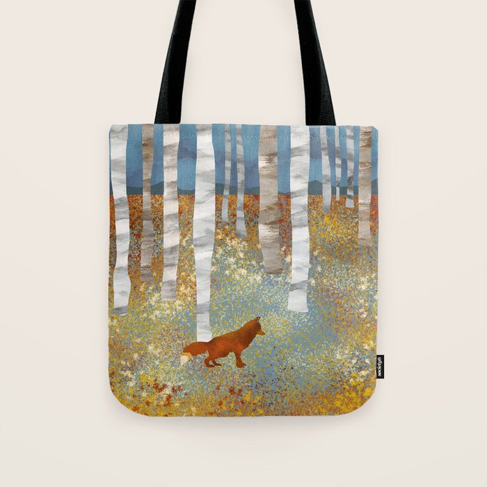 Autumn Fox Tote Bag Gallery Image 1