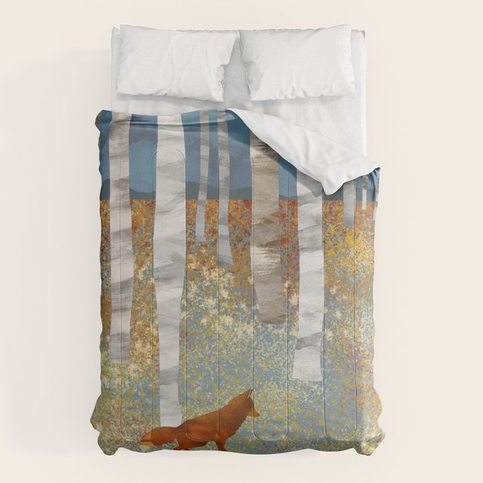 Autumn Fox Comforter Gallery Image 1