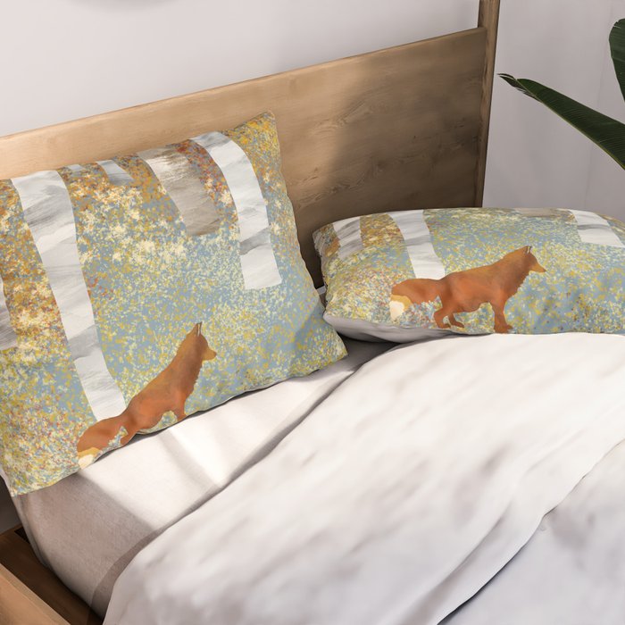 Autumn Fox Pillow Sham Gallery Image 2