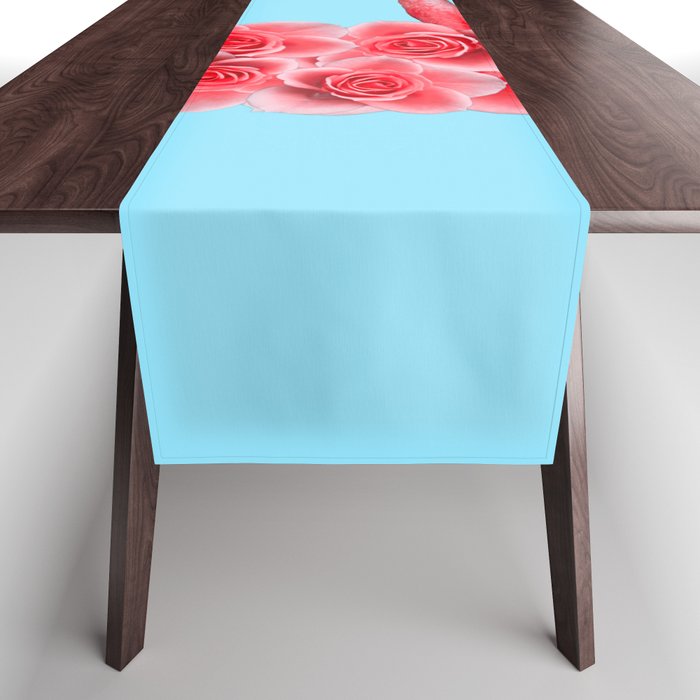 Flamingo Flowers: Pop Animals Table Runner Gallery Image 1