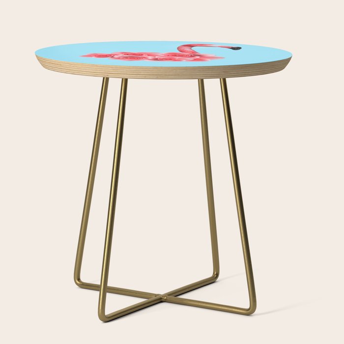 Flamingo Flowers: Pop Animals Side Table Gallery Image 1