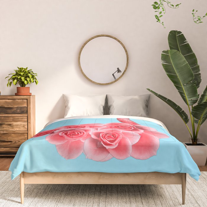 Flamingo Flowers: Pop Animals Comforter Gallery Image 3