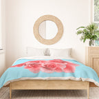 Flamingo Flowers: Pop Animals Duvet Cover Gallery Image 3