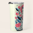 Cat amongst Tulips Travel Mug Gallery Image 3