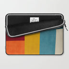 Modern Colorful Patchwork Abstract Art  Laptop Sleeve Gallery Image 2