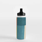 Modern Colorful Patchwork Abstract Art  Water Bottle Gallery Image 2