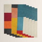 Modern Colorful Patchwork Abstract Art  Wrapping Paper Gallery Image 3