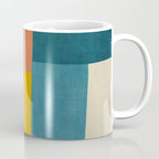 Modern Colorful Patchwork Abstract Art  Coffee Mug Gallery Image 1