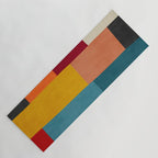 Modern Colorful Patchwork Abstract Art  Yoga Mat Gallery Image 1