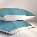 Modern Colorful Patchwork Abstract Art  Pillow Sham Gallery Image 3