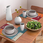 Modern Colorful Patchwork Abstract Art  Placemat Gallery Image 2