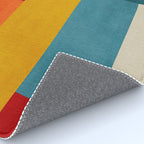 Modern Colorful Patchwork Abstract Art  Rug Gallery Image 4