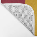 Modern Colorful Patchwork Abstract Art  Bath Mat Gallery Image 2