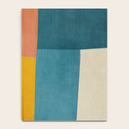Modern Colorful Patchwork Abstract Art  Notebook Gallery Image 4