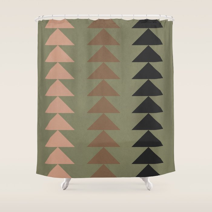 Minimal Geometric 33 Shower Curtain Gallery Image 1