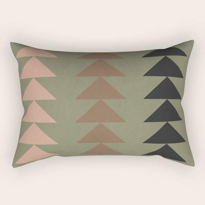 Minimal Geometric 33 Rectangular Pillow Gallery Image 2