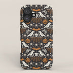 All Hallows' Eve - Black Orange Halloween iPhone Case Gallery Image 1