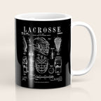 Lacrosse Player Equipment Vintage Patent Drawing Print Coffee Mug Gallery Image 1