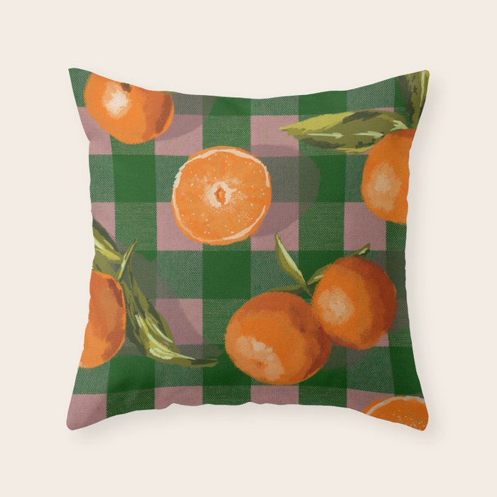 Summer Citrus Throw Pillow Gallery Image 6