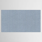Pinstripe in Navy Blue Tablecloth Gallery Image 2