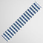 Pinstripe in Navy Blue Table Runner Gallery Image 3