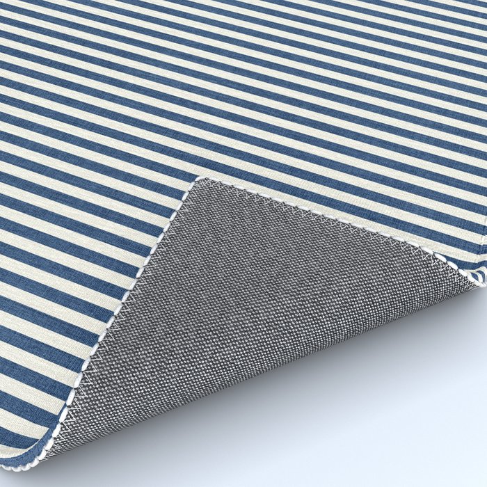 Pinstripe in Navy Blue Rug Gallery Image 4