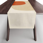 Modern Abstract Earth Tones Artwork Table Runner Gallery Image 1