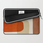 Modern Abstract Earth Tones Artwork Laptop Sleeve Gallery Image 2