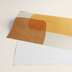 Modern Abstract Earth Tones Artwork Wrapping Paper Gallery Image 2