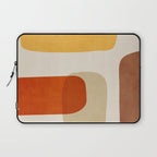 Modern Abstract Earth Tones Artwork Laptop Sleeve Gallery Image 1