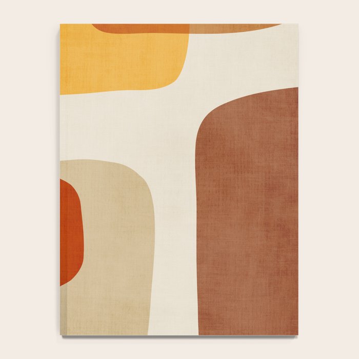 Modern Abstract Earth Tones Artwork Notebook Gallery Image 4