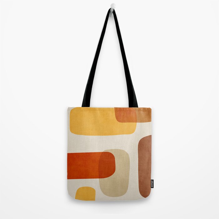 Modern Abstract Earth Tones Artwork Tote Bag Gallery Image 2