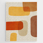 Modern Abstract Earth Tones Artwork Jigsaw Puzzle Gallery Image 1