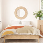 Modern Abstract Earth Tones Artwork Duvet Cover Gallery Image 3