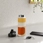 Modern Abstract Earth Tones Artwork Water Bottle Gallery Image 4