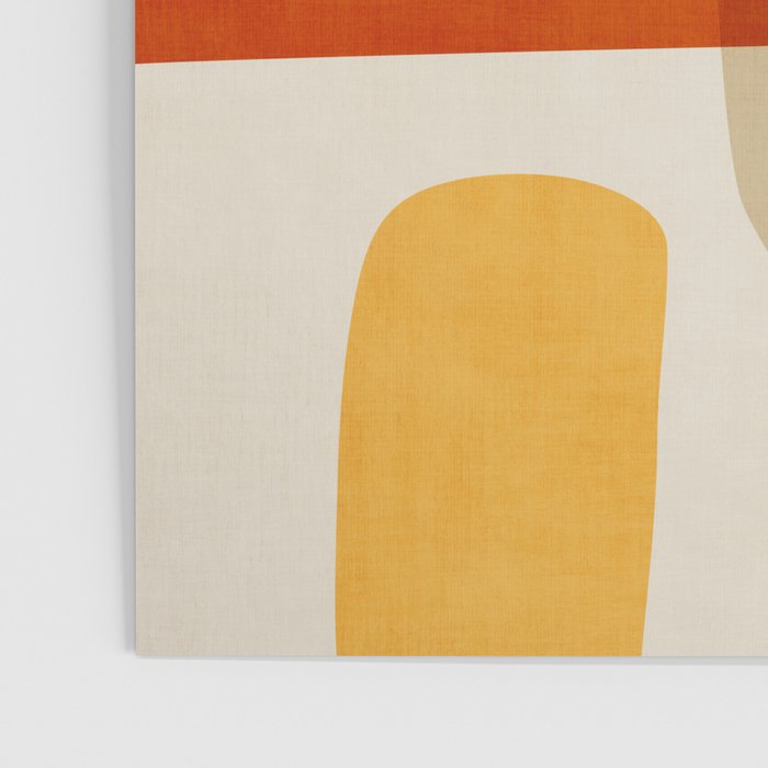 Modern Abstract Earth Tones Artwork Poster Gallery Image 3