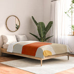 Modern Abstract Earth Tones Artwork Comforter Gallery Image 2