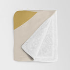 Moon & Stars - Gold Throw Blanket Gallery Image 3