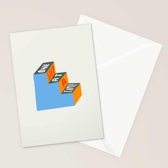 One Step at a Time Stationery Card Gallery Image 2
