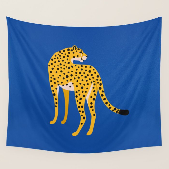 The Stare 2: Golden Cheetah Edition Wall Tapestry Gallery Image 4