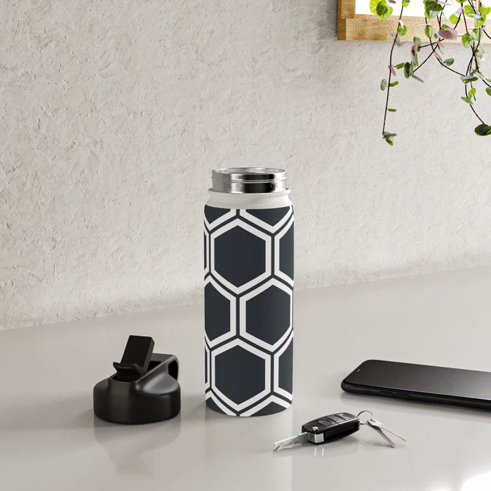 Hexagon Black Water Bottle Gallery Image 5