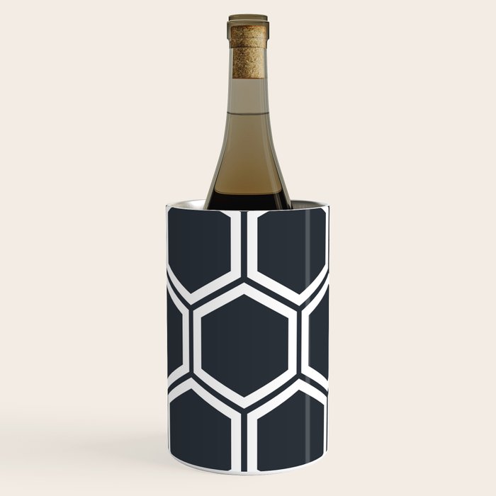Hexagon Black Wine Chiller Gallery Image 1